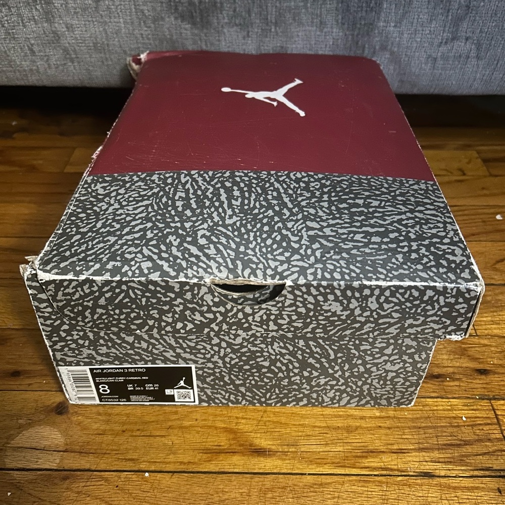 Jordan Retro 3 Empty Box